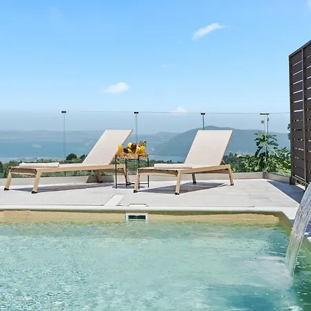 Myrtillo II Sea View Villa Spanokhórion Exterior foto
